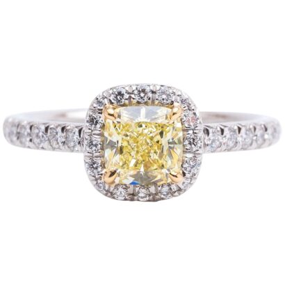 Canary Diamond ring